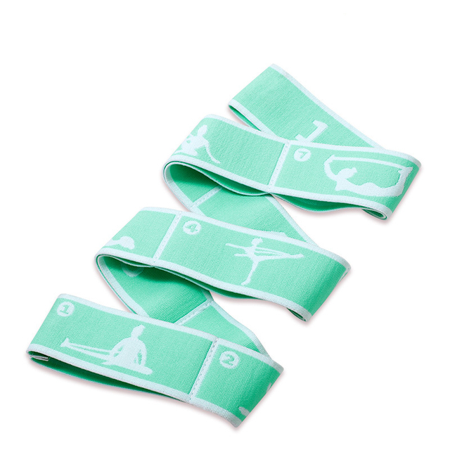 Multi-Functional Dance Yoga Auxiliary Stretching Belt Adult Latin Training Elastic Bands Beginner Pilates Yoga Resistance Band
