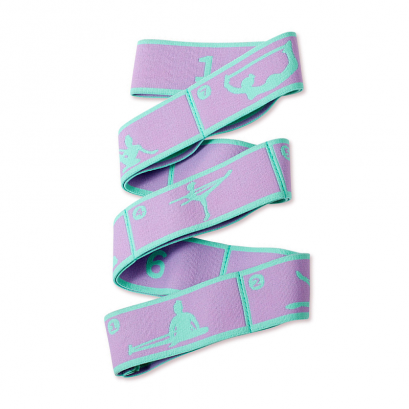 Multi-Functional Dance Yoga Auxiliary Stretching Belt Adult Latin Training Elastic Bands Beginner Pilates Yoga Resistance Band