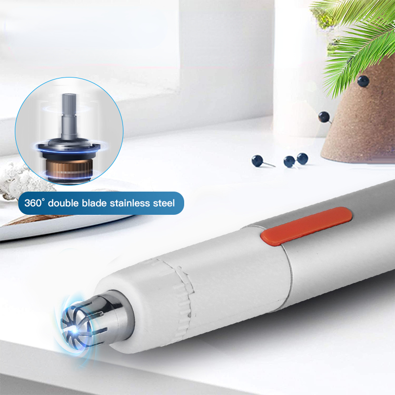 Professional Painless Nose Ear Hair Trimmer For Men With USB Fast Charge Mini Pen Barber Male Nose Trimmer Rechargable Clipper