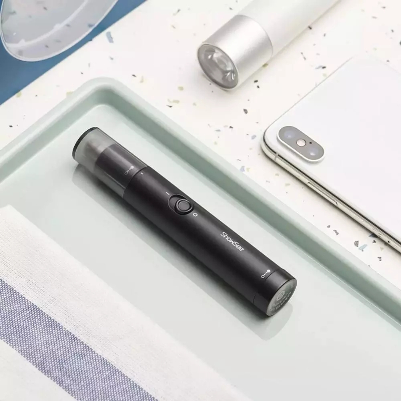 Electric Small Nose Hair Trimmer Detachable Waterproof Washing Of Independent Cutter Head Exquisite And Mini