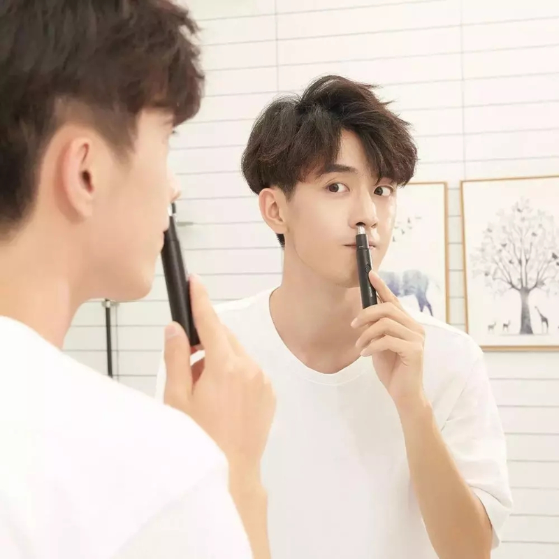 Electric Small Nose Hair Trimmer Detachable Waterproof Washing Of Independent Cutter Head Exquisite And Mini