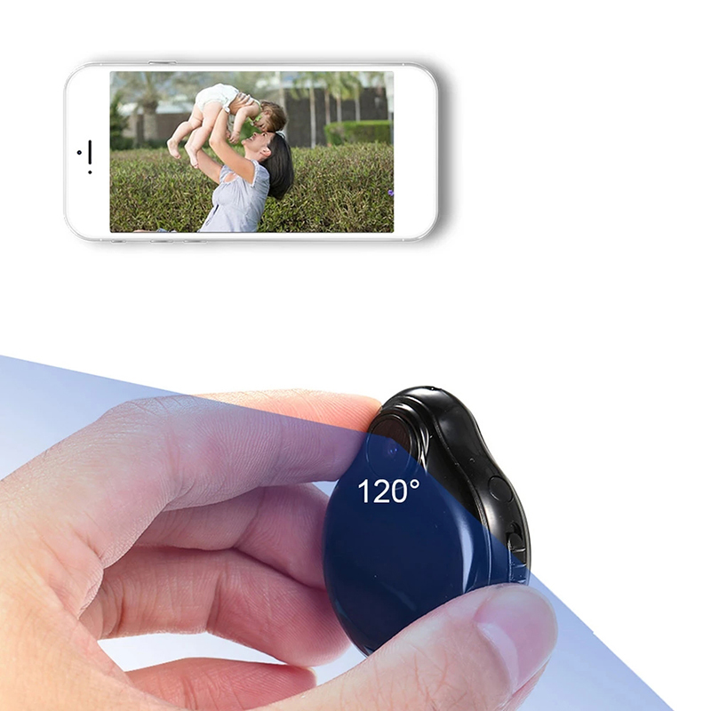 1080P Wearable Pendant Necklace Mini Mirco Wifi P2P IP Camera DV Remote Wireless Camcoder With Night Vision Motion Detaction