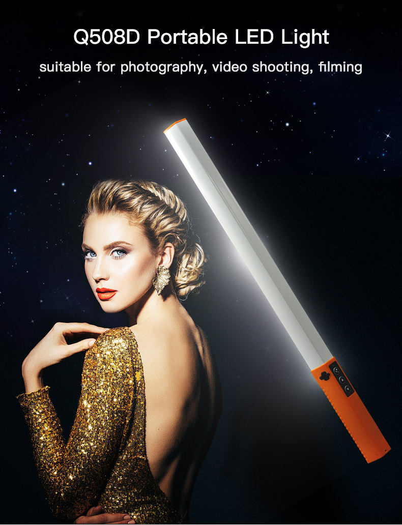 Dual Color Temperature Photo LED Stick Video Light Handheld LED Fill Light Flash Lighting Lamp