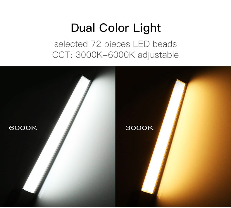 Dual Color Temperature Photo LED Stick Video Light Handheld LED Fill Light Flash Lighting Lamp