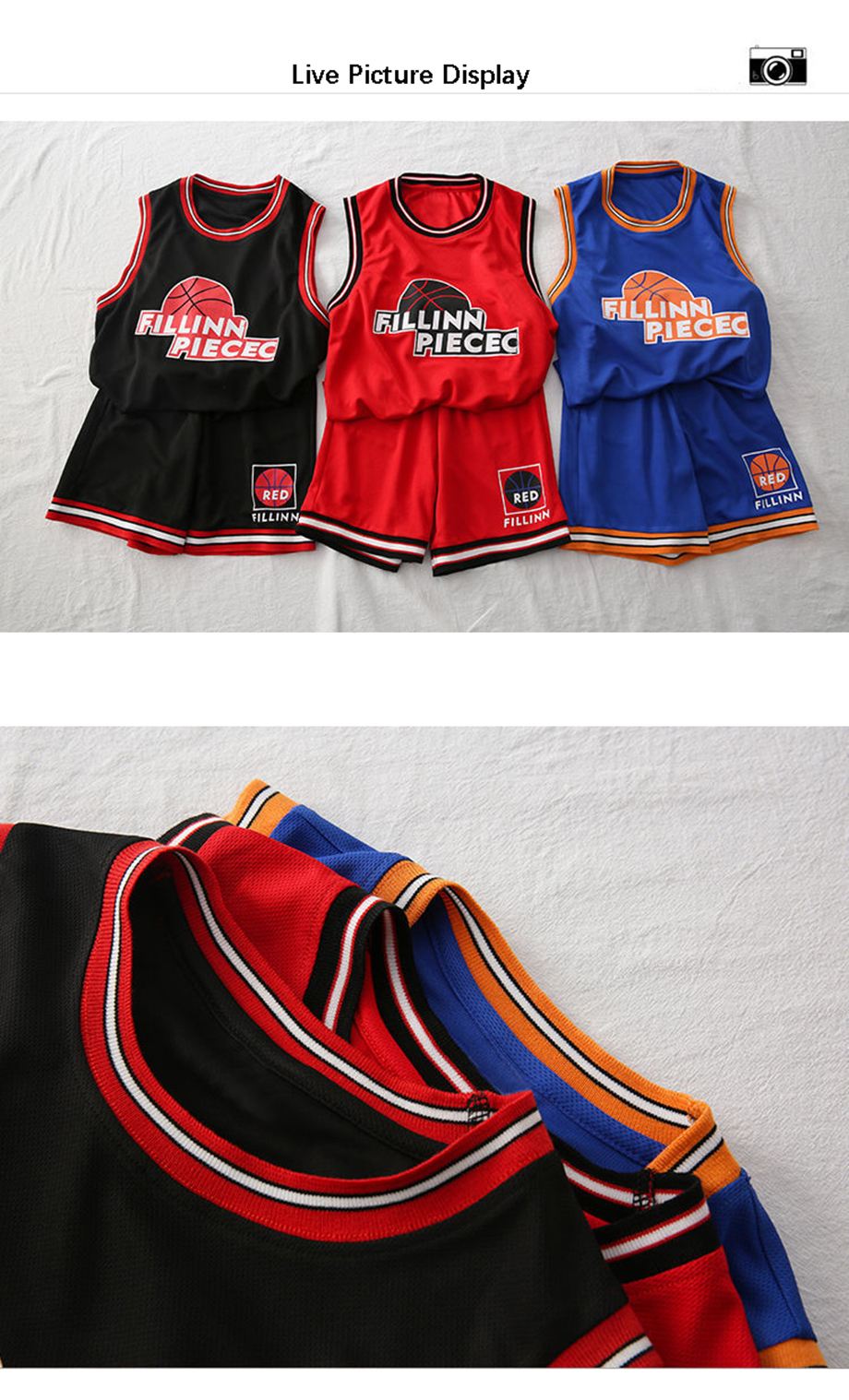 Children's Basketball Clothes 2021 Summer Boy's Sports Letter Suit Casual Short Sleeve T Shirt Pants 2Pcs Kids Vacation Outfits