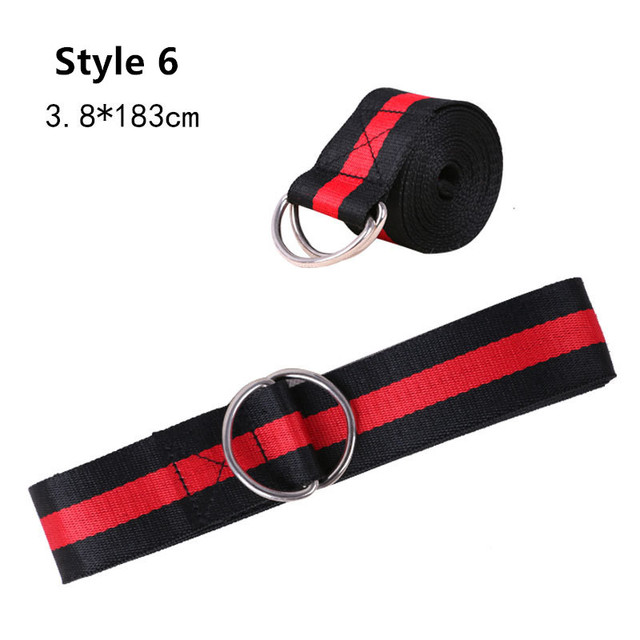 Multi-Colors Women Yoga Stretching Belt Fitness Men And Women Sports Accessories Resistance Hip Elastic Band