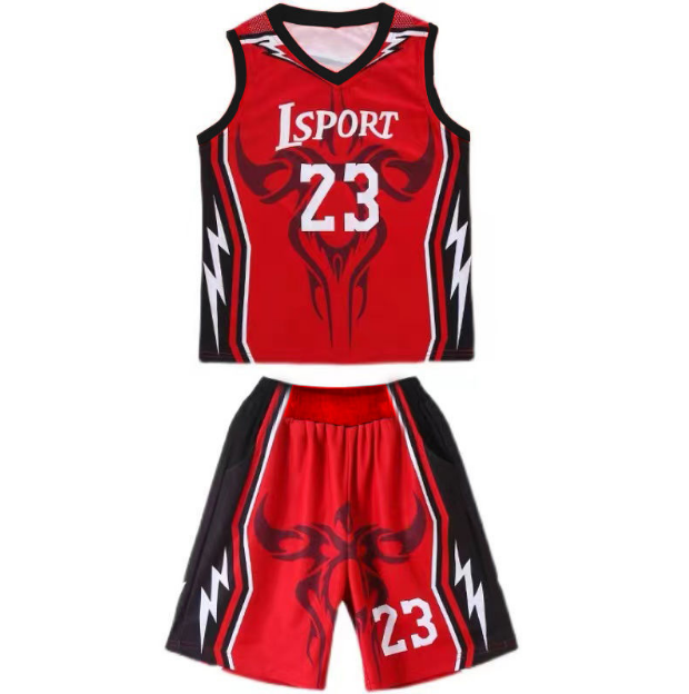 Summer Kids Clothing For Boys Sport Basketball Clothes Suit Children Leisure Letters Teen Boy Quick-Drying Vest T-Shirt 2Pcs Set