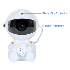 Projector LED Night Light Starry Sky Astronaut Porjectors Lamp Bedroom Decor Nightlight Luminaire Kids Birthday Gift