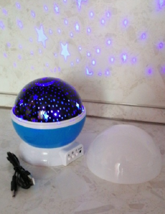 Projector Starry Sky Rotating LED Night Light Planetarium Children Bedroom Star Night Lights Moon Light Kids Gift Lamp