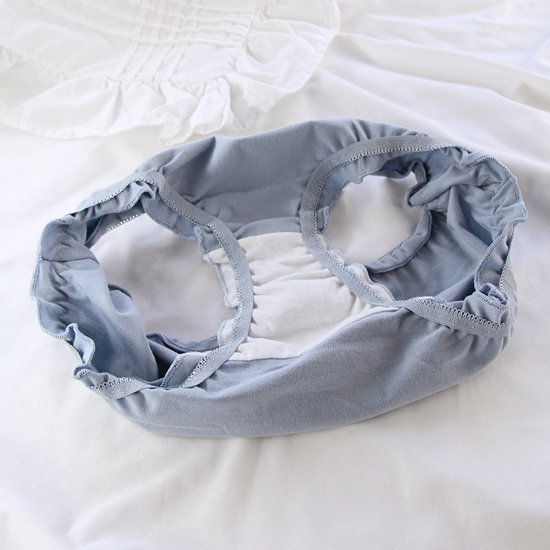 3pcs Candy Color Underwear Womens Comfortable High-quality Cotton Panties Mid-waist Breathable Underpanties