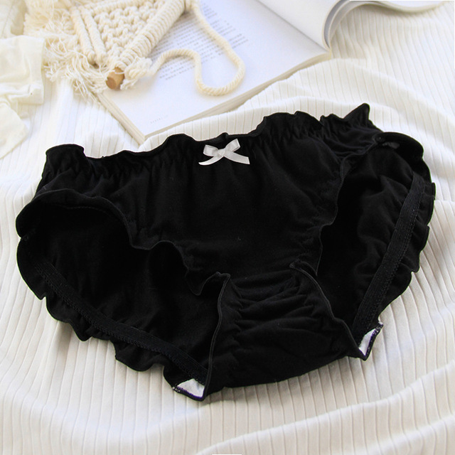 3pcs Candy Color Underwear Womens Comfortable High-quality Cotton Panties Mid-waist Breathable Underpanties