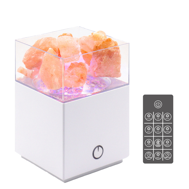Laser Projector Lamp Led Night Light Decoration Cambre BedRoom Gift Starry Sky Crystal Natural Himalayan Salt Lamp