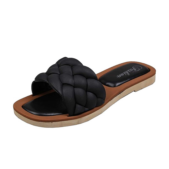 New Summer Indoor Woven Slippers Women Sandals Female Outdoor Beach Casual