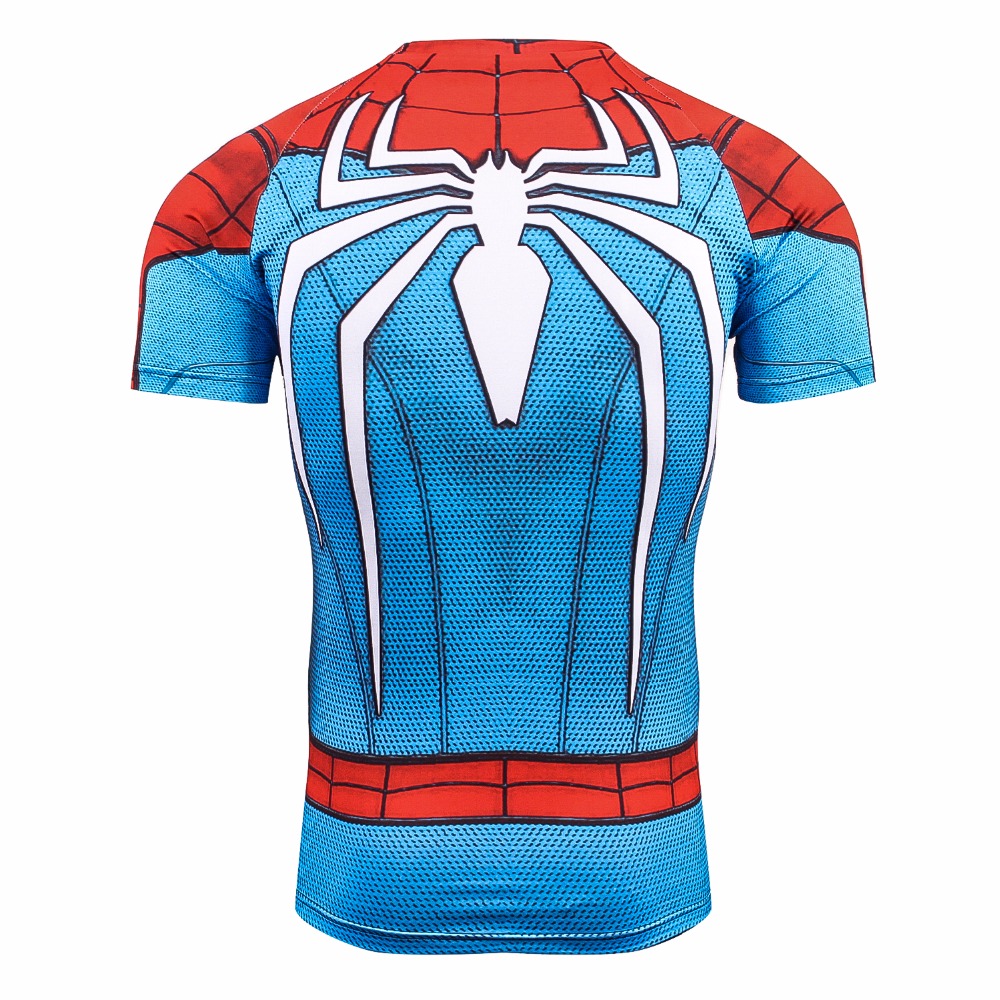 3D Printed T-shirts Men Compression Shirt Short Sleeve Tights Fitness T Shirt Male Tops Weight lifting Base Layer