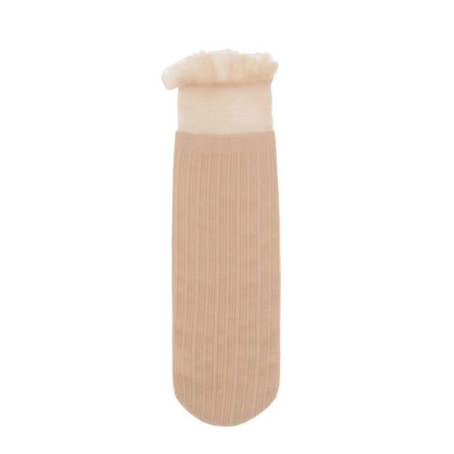 2Pair Women Transparent Mesh Glass Silk Socks Summer Crystal Lace Solid Sock For Ladies New Elastic Sexy Ultrathin Socks