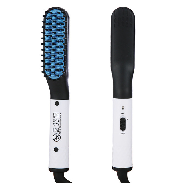 Professional Hair Comb Brush Beard Straightener Multifunctional Hair Straightening Comb Hair Curler Fast Heating Styling Tools