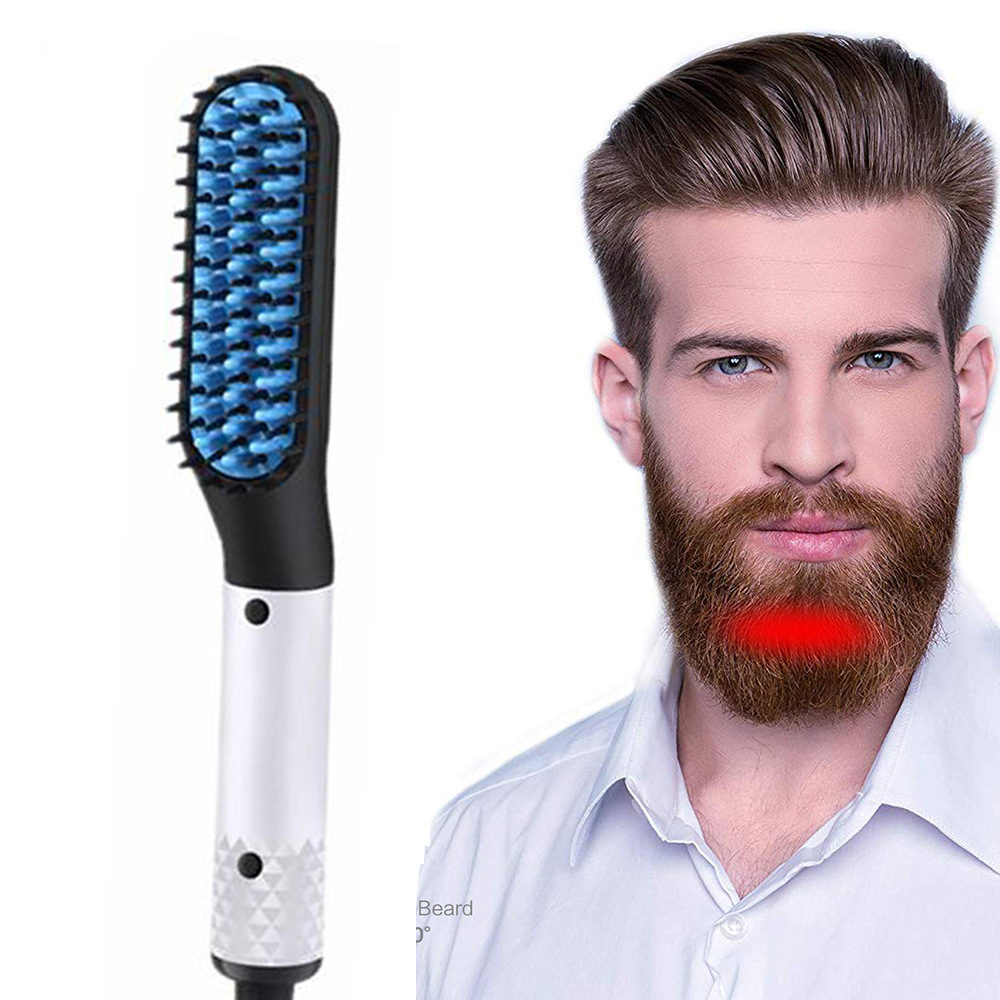 Professional Hair Comb Brush Beard Straightener Multifunctional Hair Straightening Comb Hair Curler Fast Heating Styling Tools