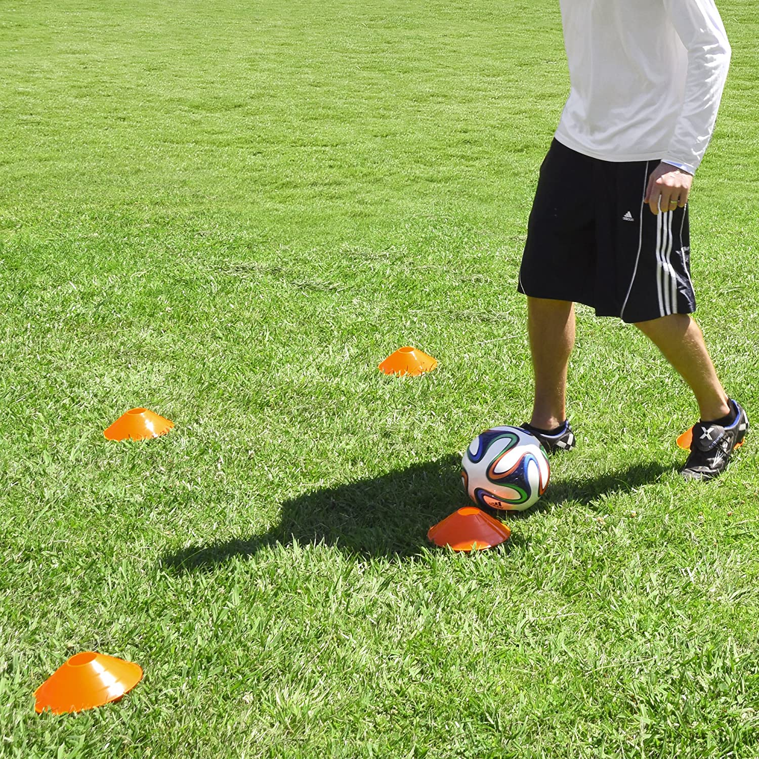 Color Random 10Pcs Agility Disc Cone Set Football Training Saucer Cones Marker Discs Multi Sport Training Space Cones Training Accessories