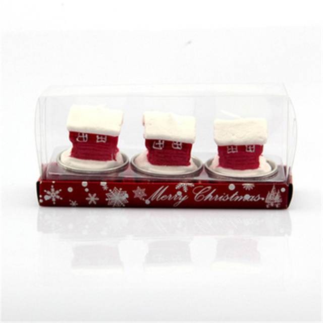 Christmas Home Decoration Hotel Restaurant Scene Layout Atmosphere The Elderly Can Light Christmas Candles Dinner Candles