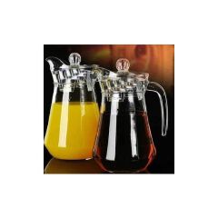 CLEARANCE OFFER Wine ,Juice, Water Serving Glass Jugs - Lids-Water Jug  Kitchen & Dining room appliances