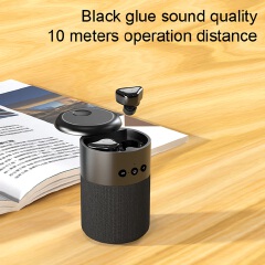 2 in 1 Bluetooth Music Speaker Headphone Mini Bluetooth Music Player Integration Wireless Earphone Speaker With TWS Earbud B20