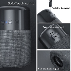 2 in 1 Bluetooth Music Speaker Headphone Mini Bluetooth Music Player Integration Wireless Earphone Speaker With TWS Earbud B20