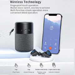 2 in 1 Bluetooth Music Speaker Headphone Mini Bluetooth Music Player Integration Wireless Earphone Speaker With TWS Earbud B20