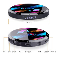 Smart Android H96 max X3 TV box 4GB + 32GB / 64GB / 128GB S905X3 HD 8K 4K Android 9.0 iptv set top box TV receiver media player