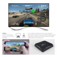 Android 9.0 smart X96 max+ TV box 2GB+16GB / 4GB + 32GB / 64GB Amlogic S905X3 8k 4K HD iptv set top box X96max+ X96 max plus