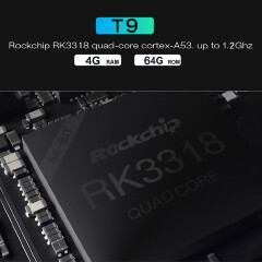 Android Smart T9 tv box RK3318 HD 4K 2GB+16GB / 4GB+32GB / 64GB Meida Player Android 9.0 set top box iptv box player TV receiver