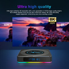 Android 11.0 X96 X4 Amlogic s905x4 TV box 4GB + 32GB / 64GB 8K HD iptv set top box TV receiver media player android 11