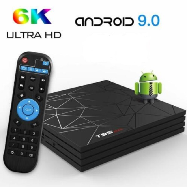Android 9.0 smart T95 max TV box 2GB+16GB / 4GB + 32GB / 64GB Allwinner H6 6k 4K HD iptv set top box T95max media player