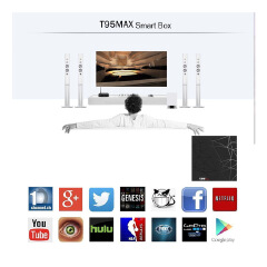 Android 9.0 smart T95 max TV box 2GB+16GB / 4GB + 32GB / 64GB Allwinner H6 6k 4K HD iptv set top box T95max media player