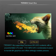 Android 9.0 smart T95 max TV box 2GB+16GB / 4GB + 32GB / 64GB Allwinner H6 6k 4K HD iptv set top box T95max media player