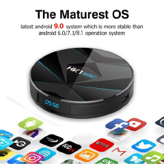 Android smart HK1 mini+ tv box 2GB+16GB/ 4GB + 32GB / 64GB RK3318 4K HD Android 9.0 iptv set top box media player tv receiver