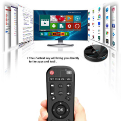 Android smart HK1 mini+ tv box 2GB+16GB/ 4GB + 32GB / 64GB RK3318 4K HD Android 9.0 iptv set top box media player tv receiver
