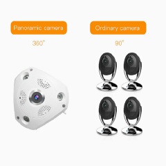 HD 960P Wifi IP 3D VR Panoramic Camera Home Security Wireless 360 Degree Network CCTV Camera Night Vision Fish Eye Lens VR Cam