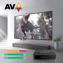 X98 Plus Smart TV Box Android 11 Amlogic S905W2 4GB 64GB Support H.265 AV1 Dual Wifi HDR10 Youtube Media Player 32GB Set Top Box