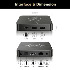 X98 Plus Smart TV Box Android 11 Amlogic S905W2 4GB 64GB Support H.265 AV1 Dual Wifi HDR10 Youtube Media Player 32GB Set Top Box