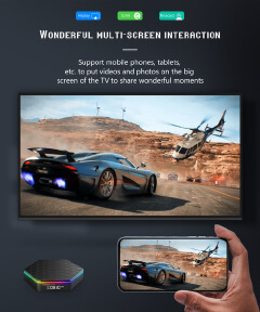 T95Z PLUS TV BOX 4G 64GB 32GB Android 12 Smart Android TVBOX Allwinner h618 T95ZPLUS Wifi6 1080P BT 6K Media Player Set Top Box