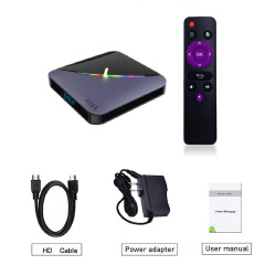 A95X F3 Air II RGB Smart TV Box Android 11 Amlogic S905W2 4GB 64GB Support Dual Wifi 4K 60fps BT5.0 2G 16G TvBox pk H96 Max V11