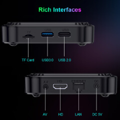 Android 13 hk1 rbox k8 TV box 2GB+16GB/ 4GB + 32GB / 64GB 128GB RK3528 BT 5.0 8K iptv set top box TV receiver media player