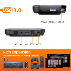 Android 11 HK1 RBOX X4S TV box 2GB + 16GB / 4GB + 32GB / 64GB / 128GB S905X4 BT 8K iptv set top box TV receiver media player