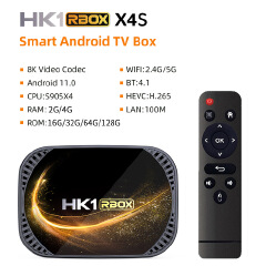 Android 11 HK1 RBOX X4S TV box 2GB + 16GB / 4GB + 32GB / 64GB / 128GB S905X4 BT 8K iptv set top box TV receiver media player