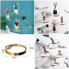 Nordic style glass floating shelf  each, 8cm diameter