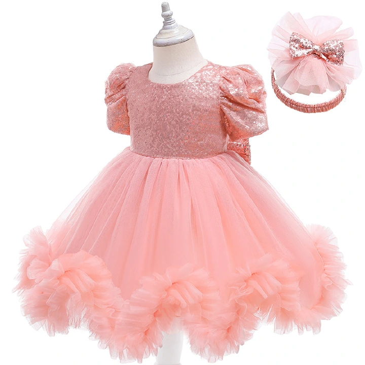 Children Clothes New kids Dresses For Girls Lace Sleeveless Party Dress Bow-Knot Princess Wedding Long Dress Vestido Infantil