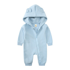 New Bodysuit For Newborn Rompers Baby Boys Girls Clothes Long Sleeve Solid Hoodies Bear Jumpsuit Costume Infant Onesies 3M-24M