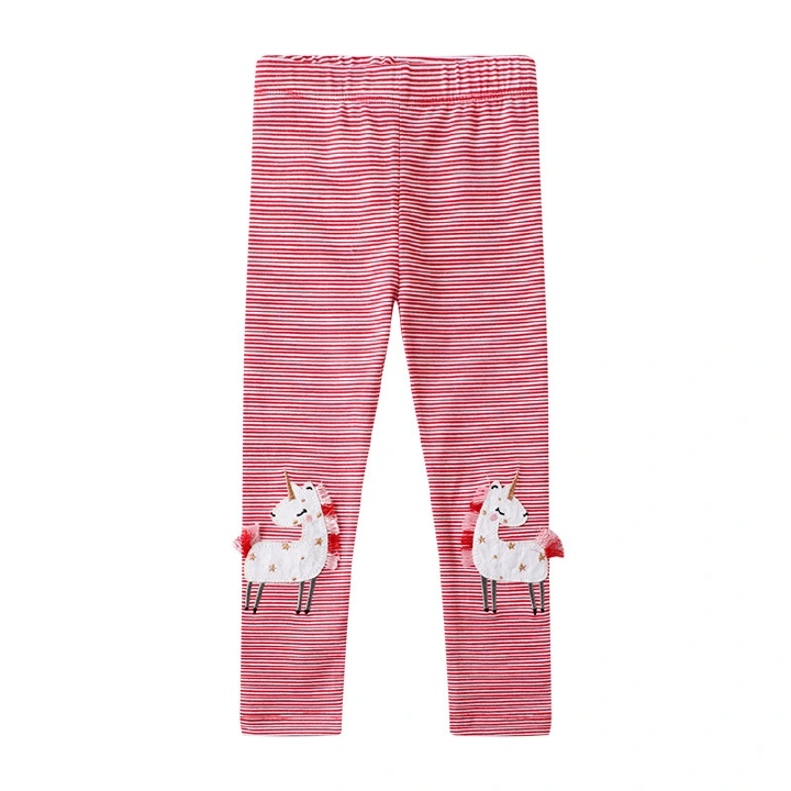 Baby Girls Leggings Stripes Unicorn New Spring Summer Kids Leggings Girls Cartoon Animals Pants Cotton Trousers