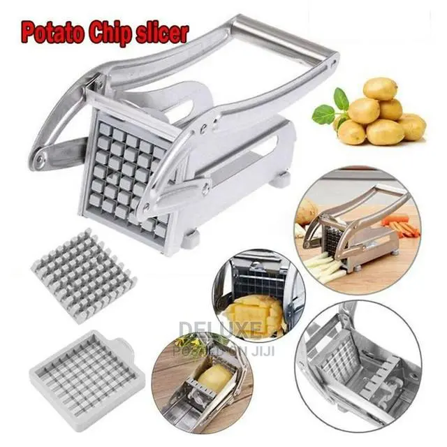 Home made potatoes chips slicer