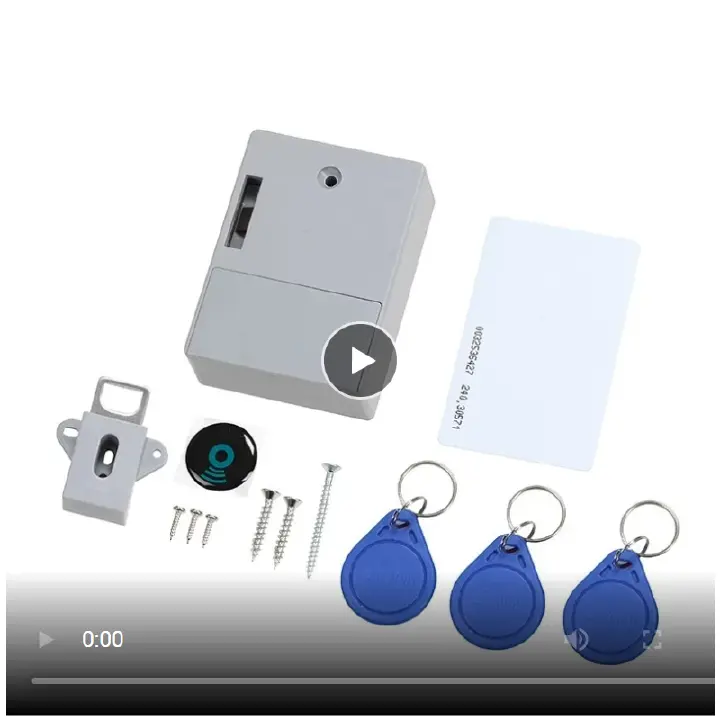 NAIERDI Digital Cabinet Intelligent Electronic Locks Invisible Sensor Lock EMID IC Card Drawer For Wardrobe Furniture Hardware